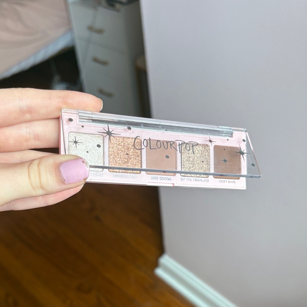 Colourpop Silver and Gold Shimmer Eyeshadow
